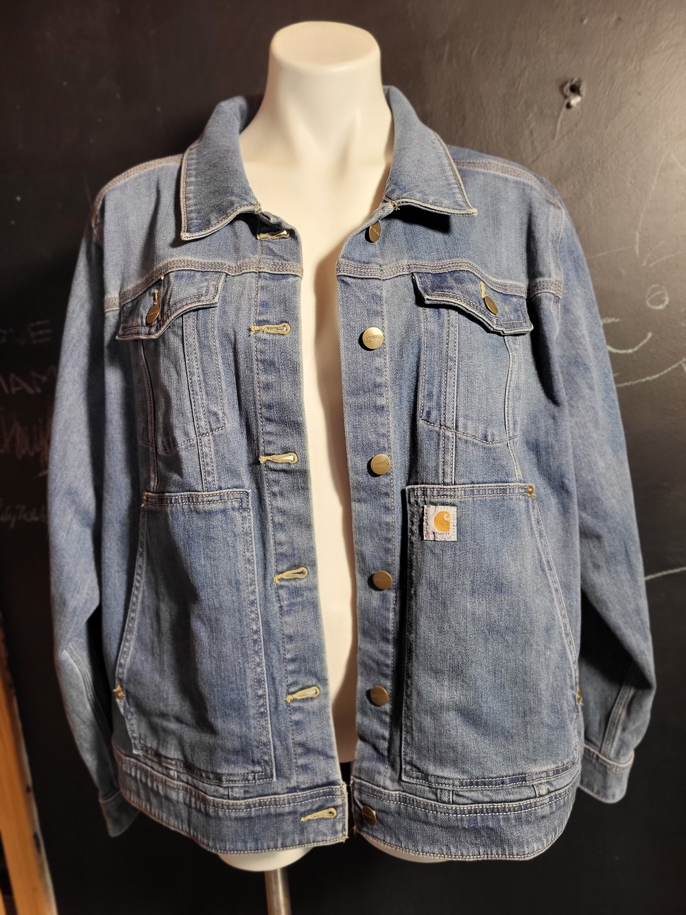 Carhartt Relaxed Fit Rugged Flex Womens Denim Jacket